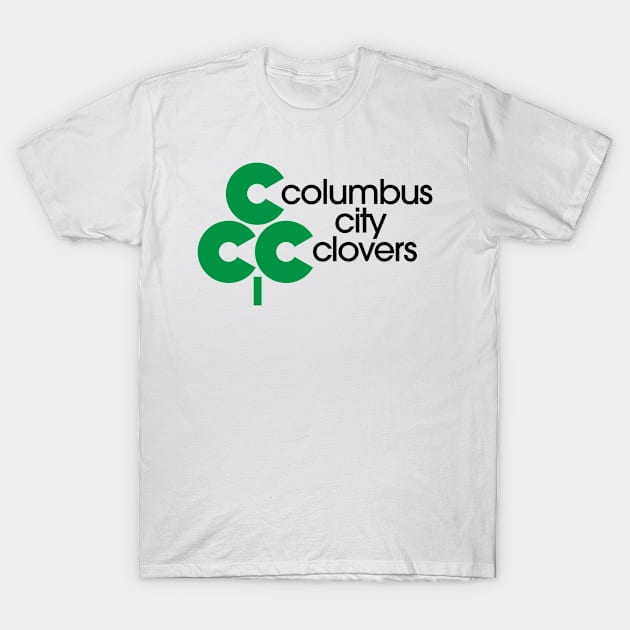 Columbus City Clovers T-Shirt by Jackapedia